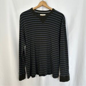 St. Johns‎ Bay Sweater Mens XXL Knit Crewneck Pullover Long Sleeve Stripes Green